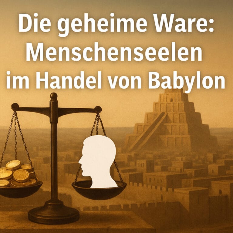 Die geheime Ware: Menschenseelen im Handel von Babylon