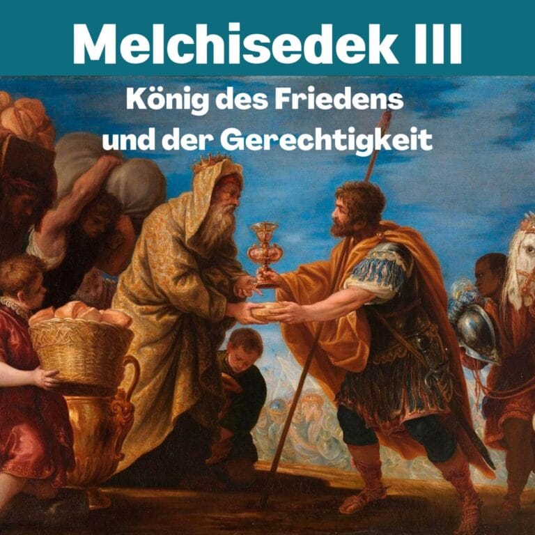 Melchisedek III: König des Friedens und König der Gerechtigkeit
