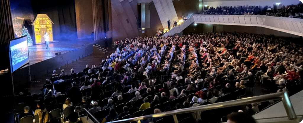 Am Tag des Weihnachtsmusicals im Kongress Zentrum Würzburg Am Tag des Weihnachtsmusicals im Kongress Zentrum Würzburg